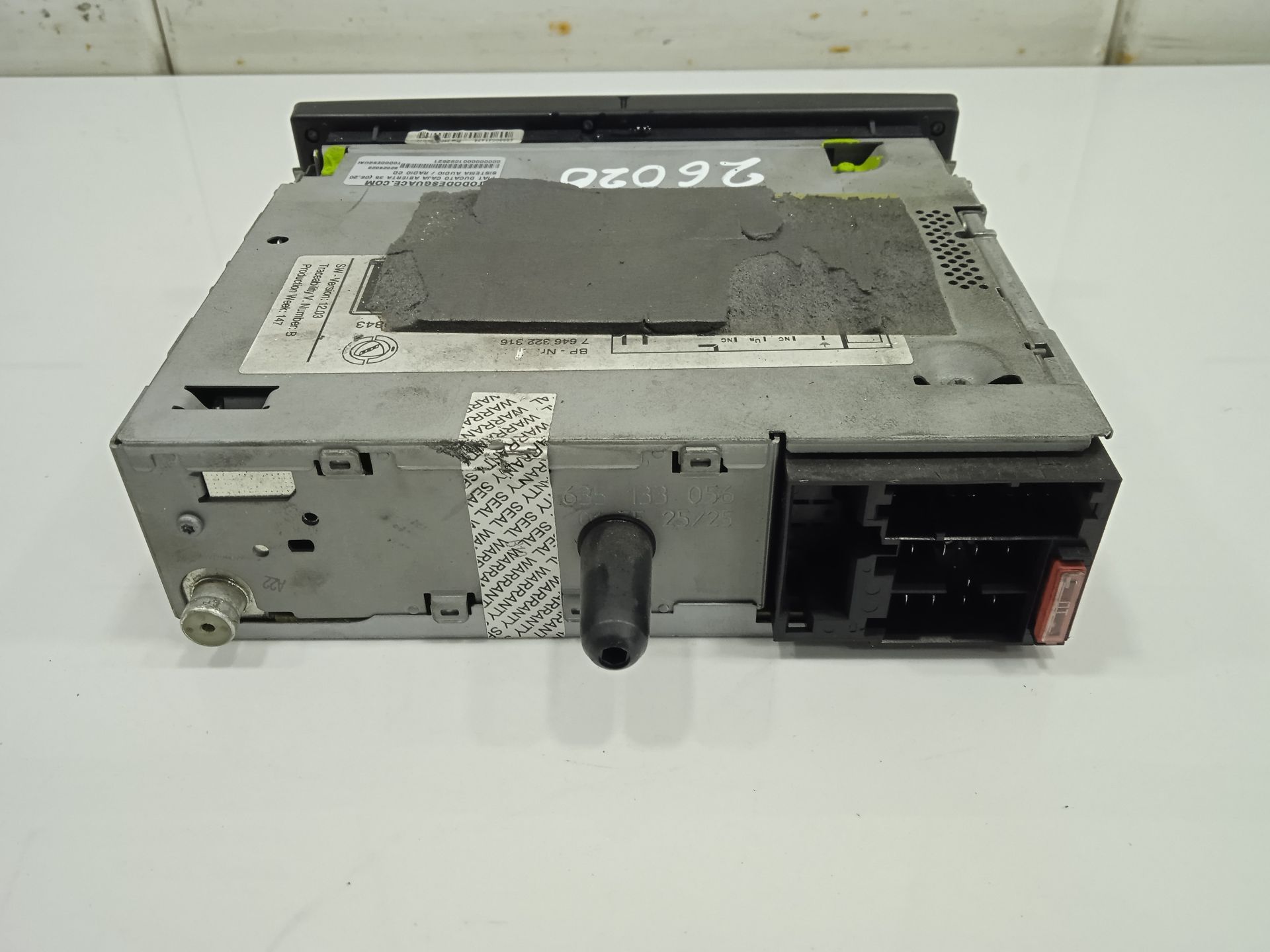 Sistema audio / radio cd   no identificado