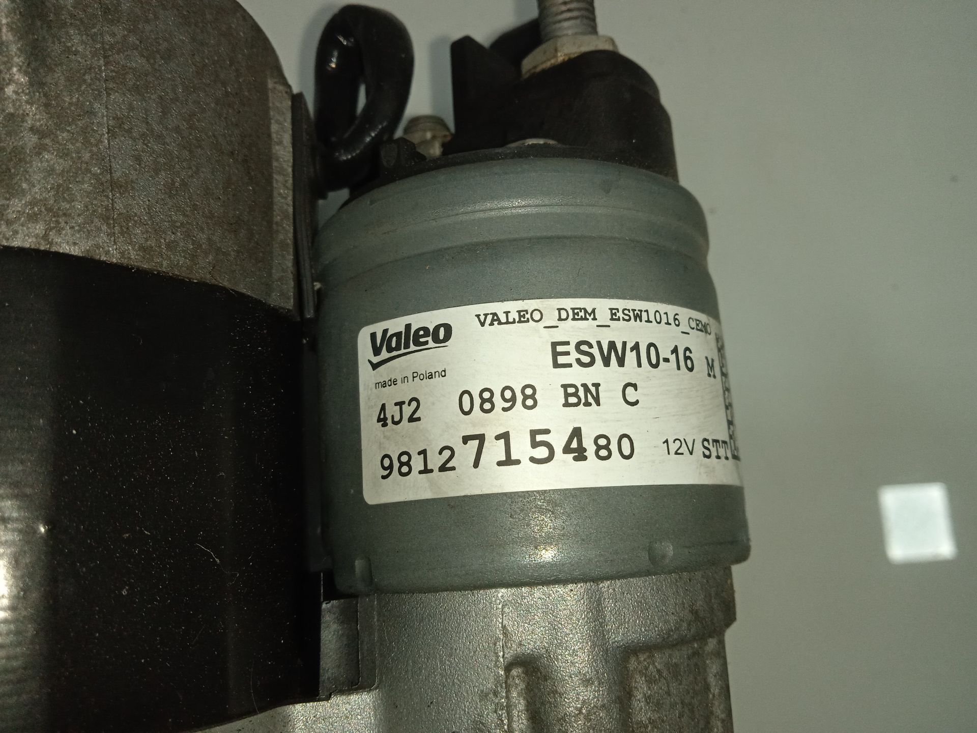 Motor arranque citroen c3 