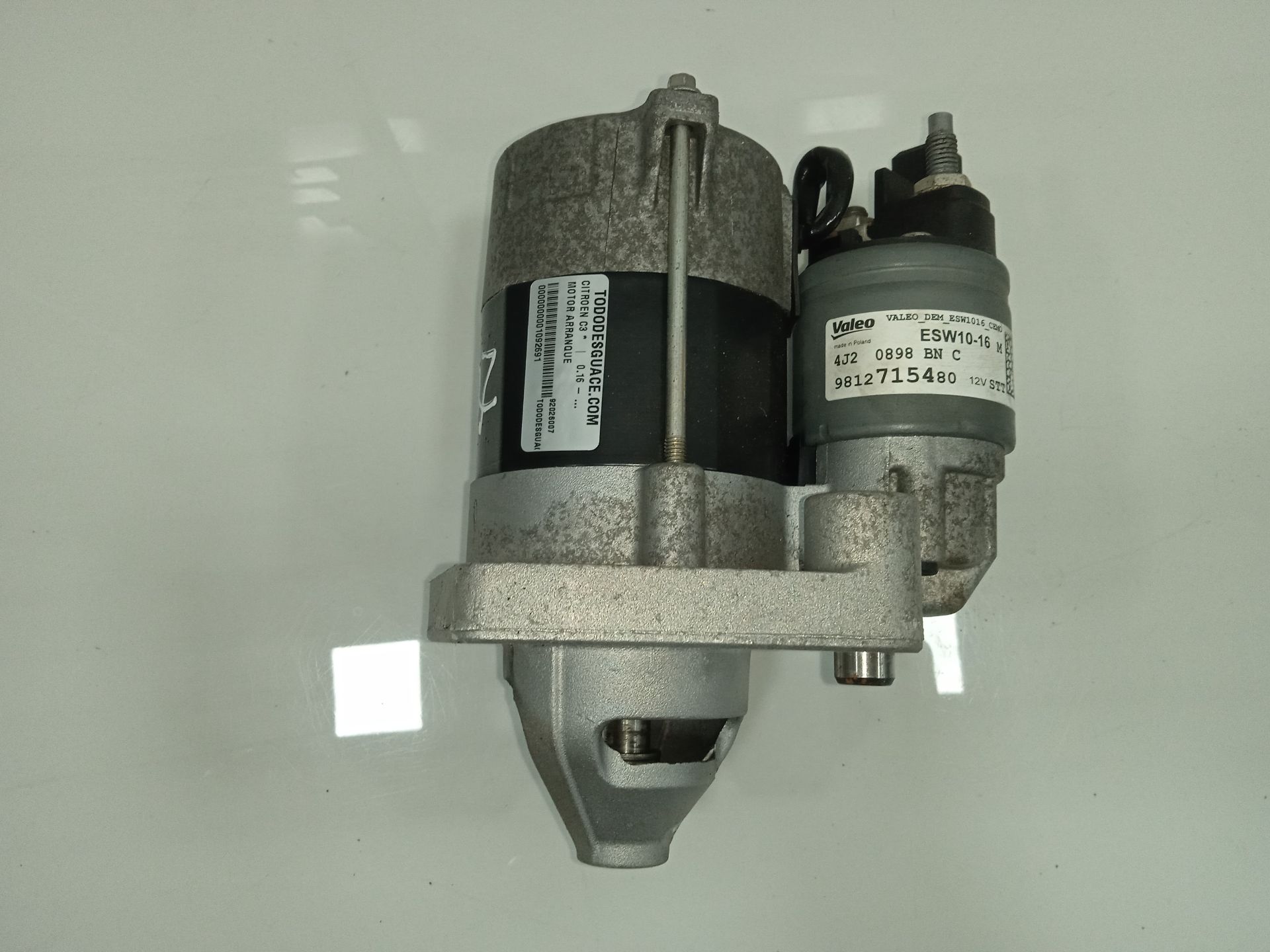 Motor arranque citroen c3 