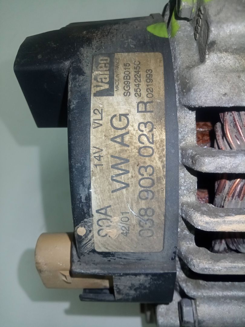 Alternador seat leon (1p1) reference