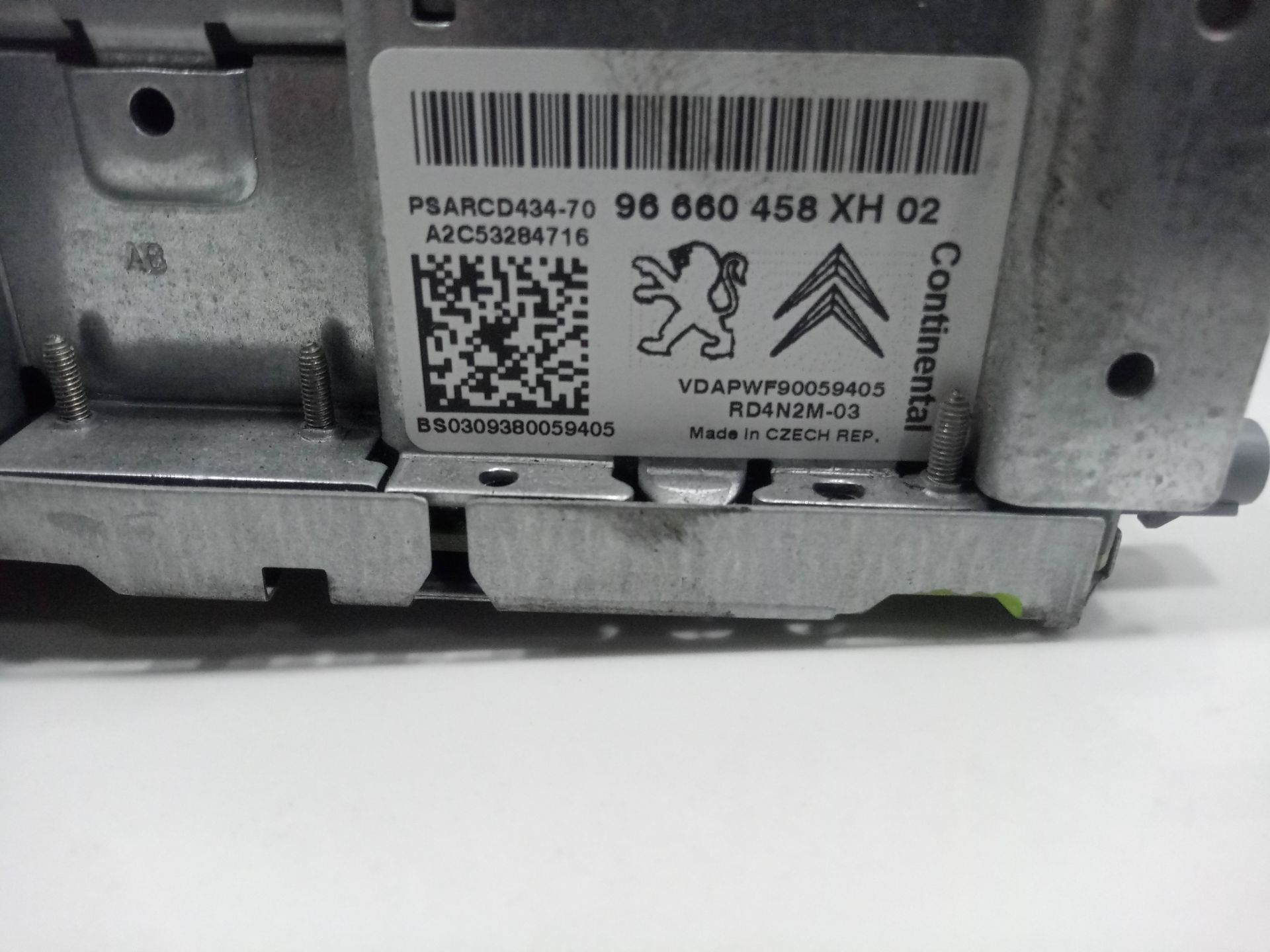 Sistema audio / radio cd peugeot 308 confort