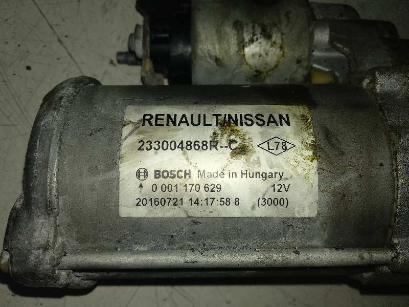 Motor arranque renault kadjar experience