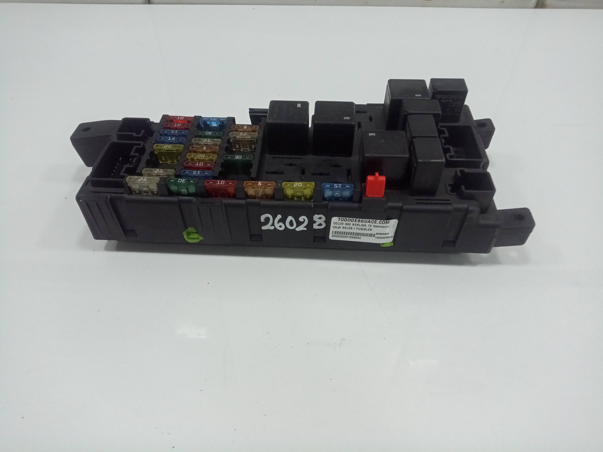 Caja reles / fusibles volvo s80 berlina t6 geartronic