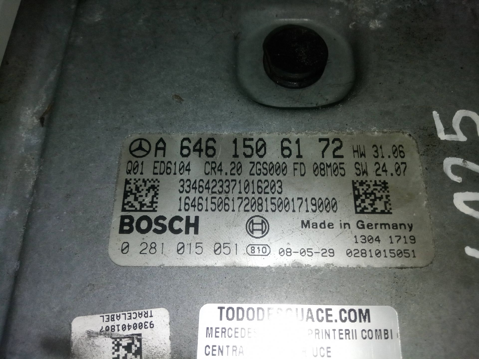 Centralita motor uce mercedes-benz sprinter ii kombi 211215 cdi (906.711713)