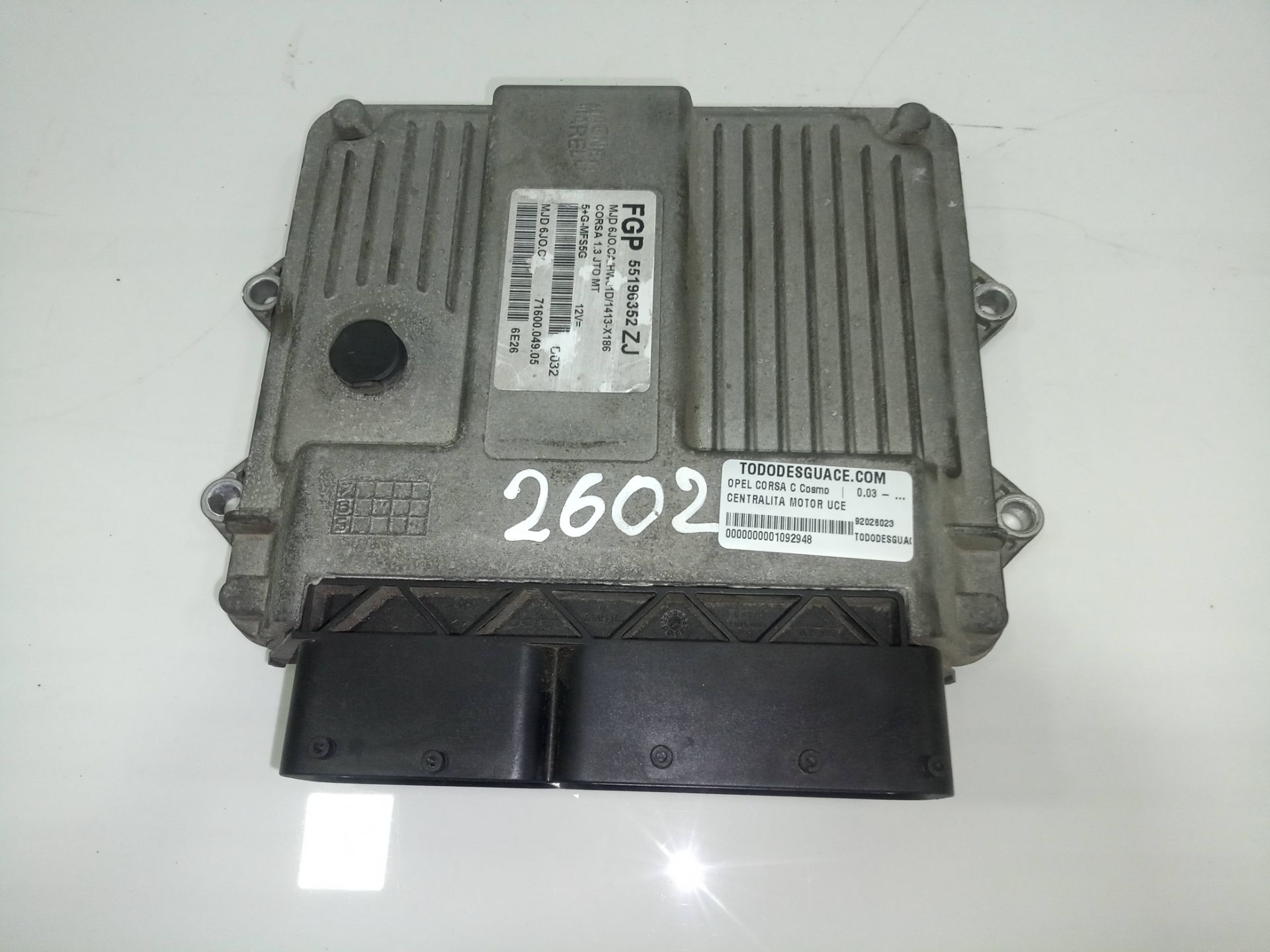 Centralita motor uce opel corsa c cosmo