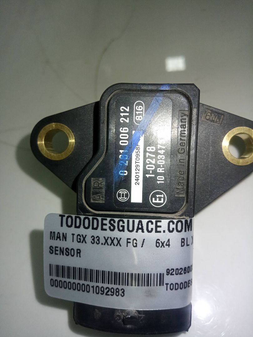 Sensor man tgx 33.xxx (2007) fg    6x4   bl xl