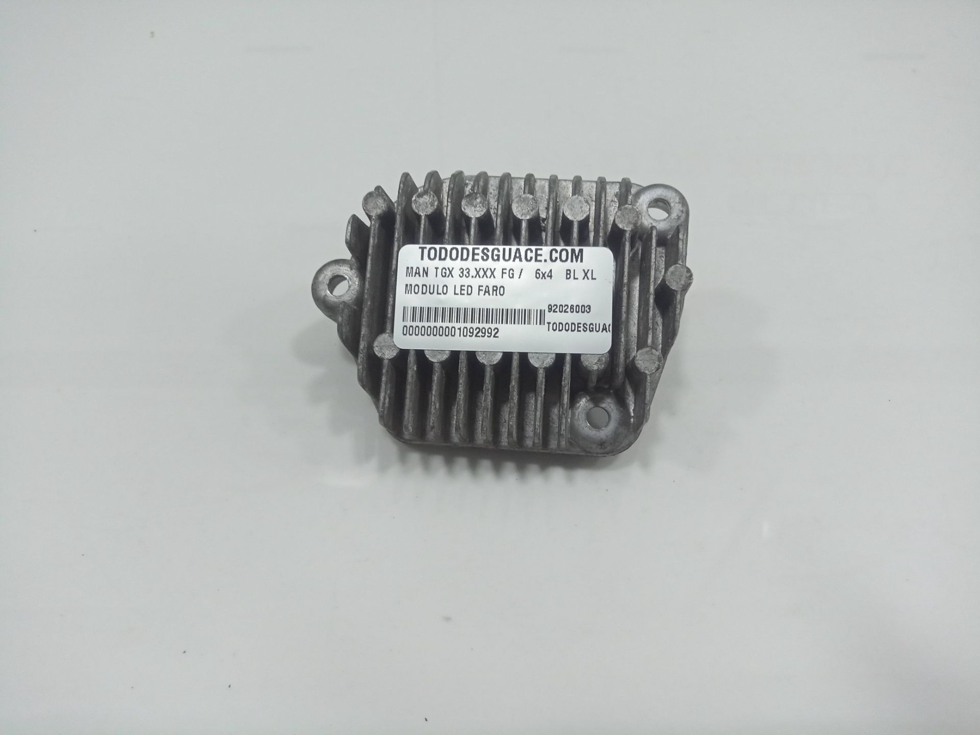 No identificado man tgx 33.xxx (2007) fg    6x4   bl xl