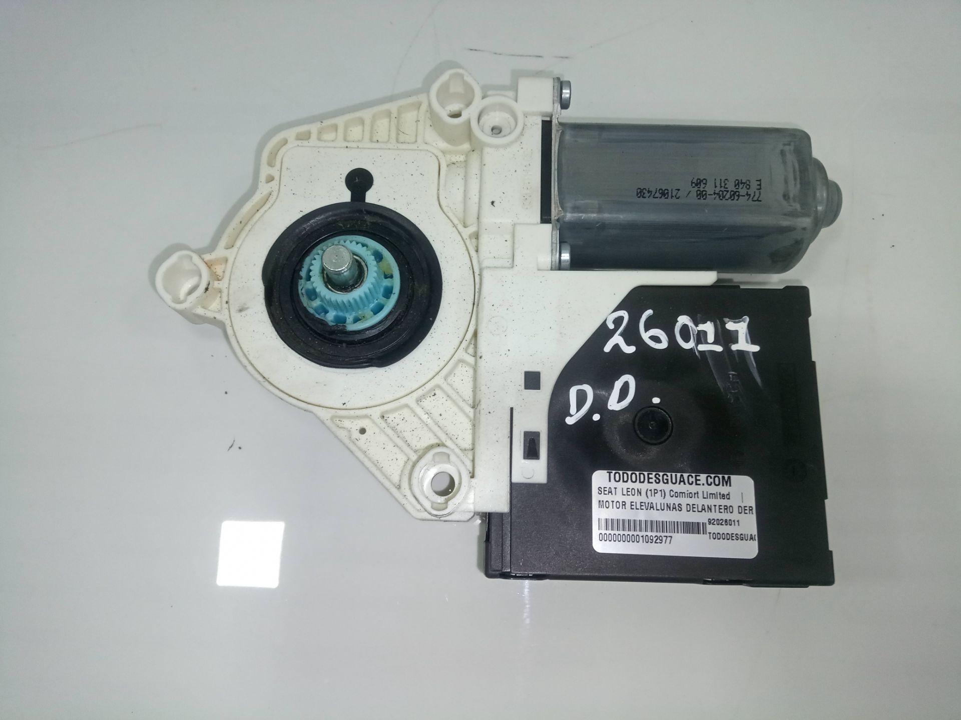 Motor elevalunas delantero derecho seat leon (1p1) comfort limited