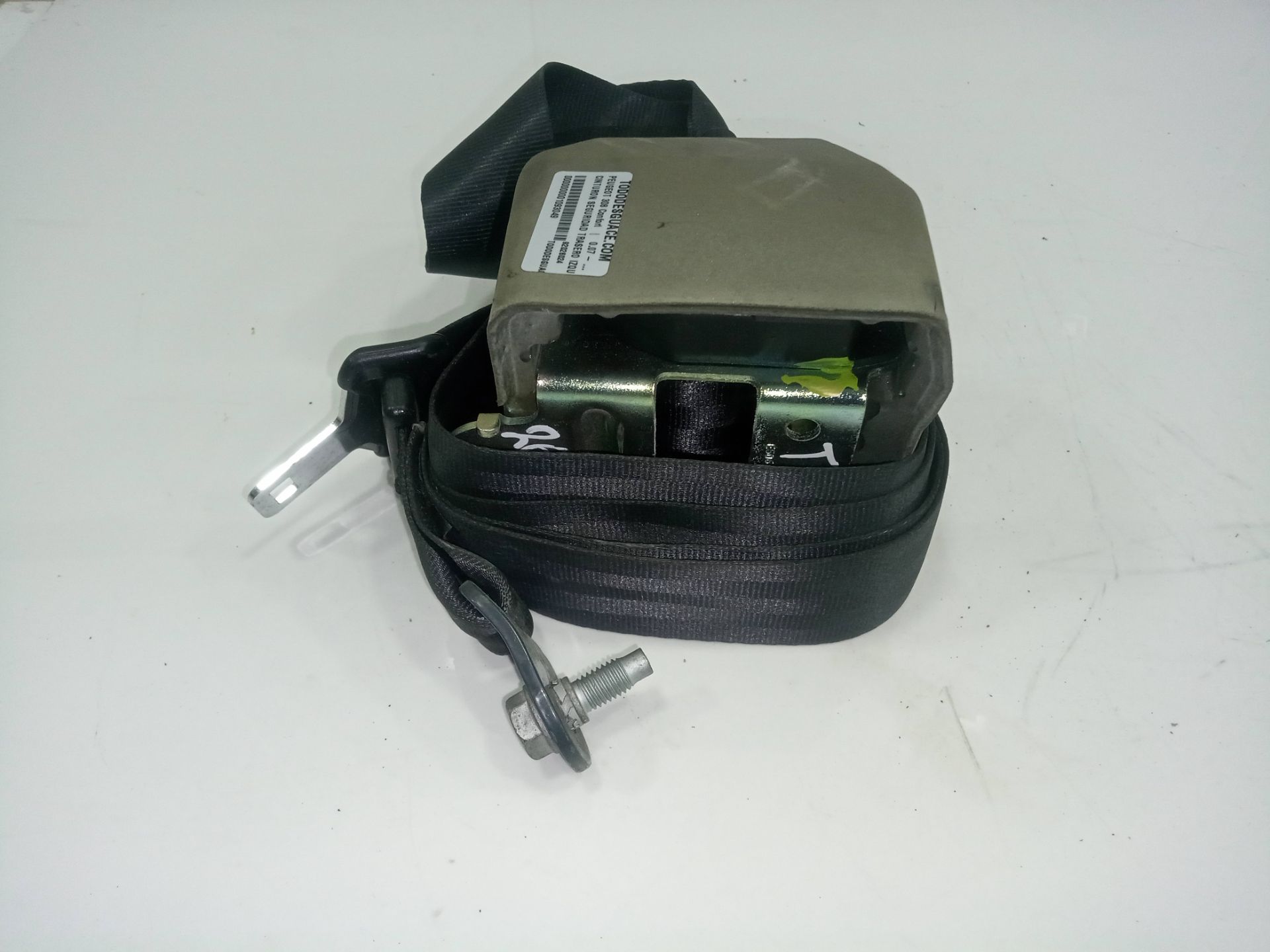Cinturon seguridad trasero izquierdo peugeot 308 confort