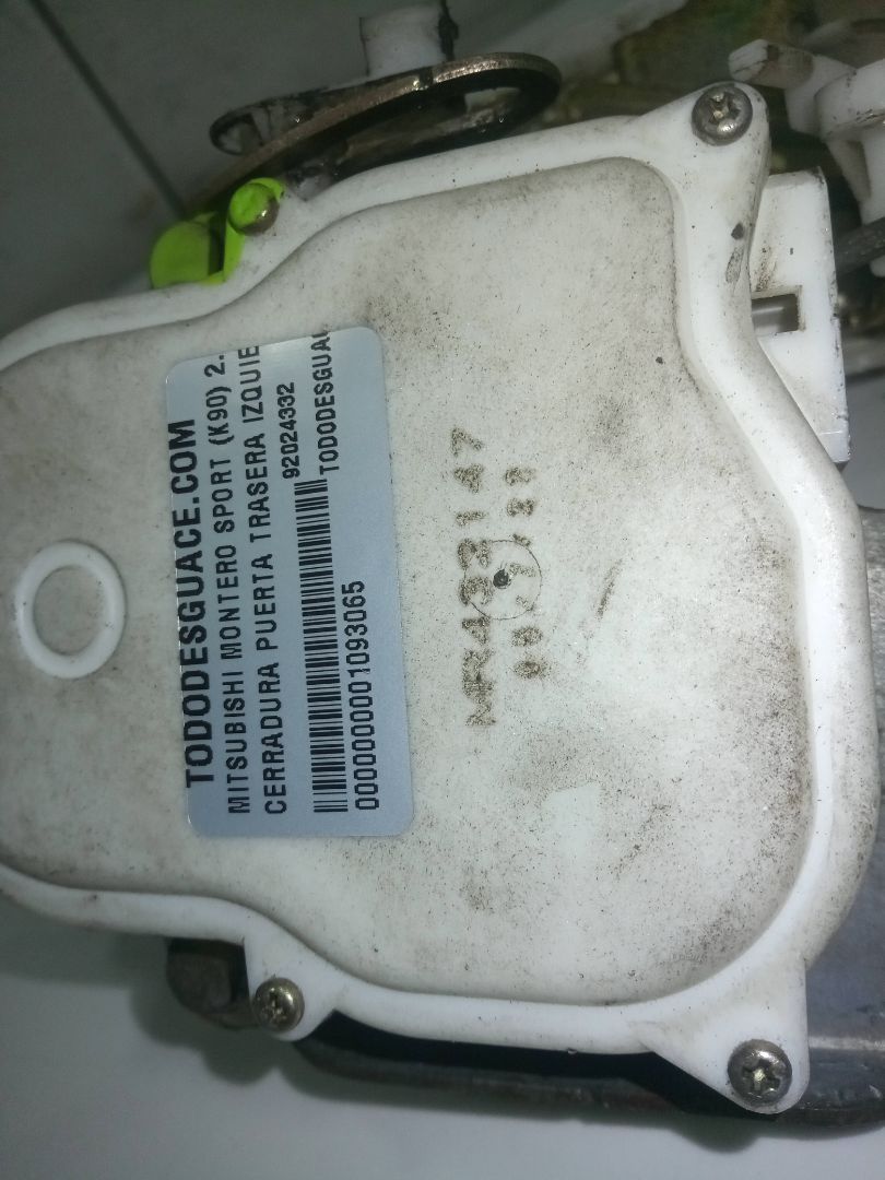 Cerradura puerta trasera izquierda mitsubishi montero sport (k90) 2.5 tdi intense