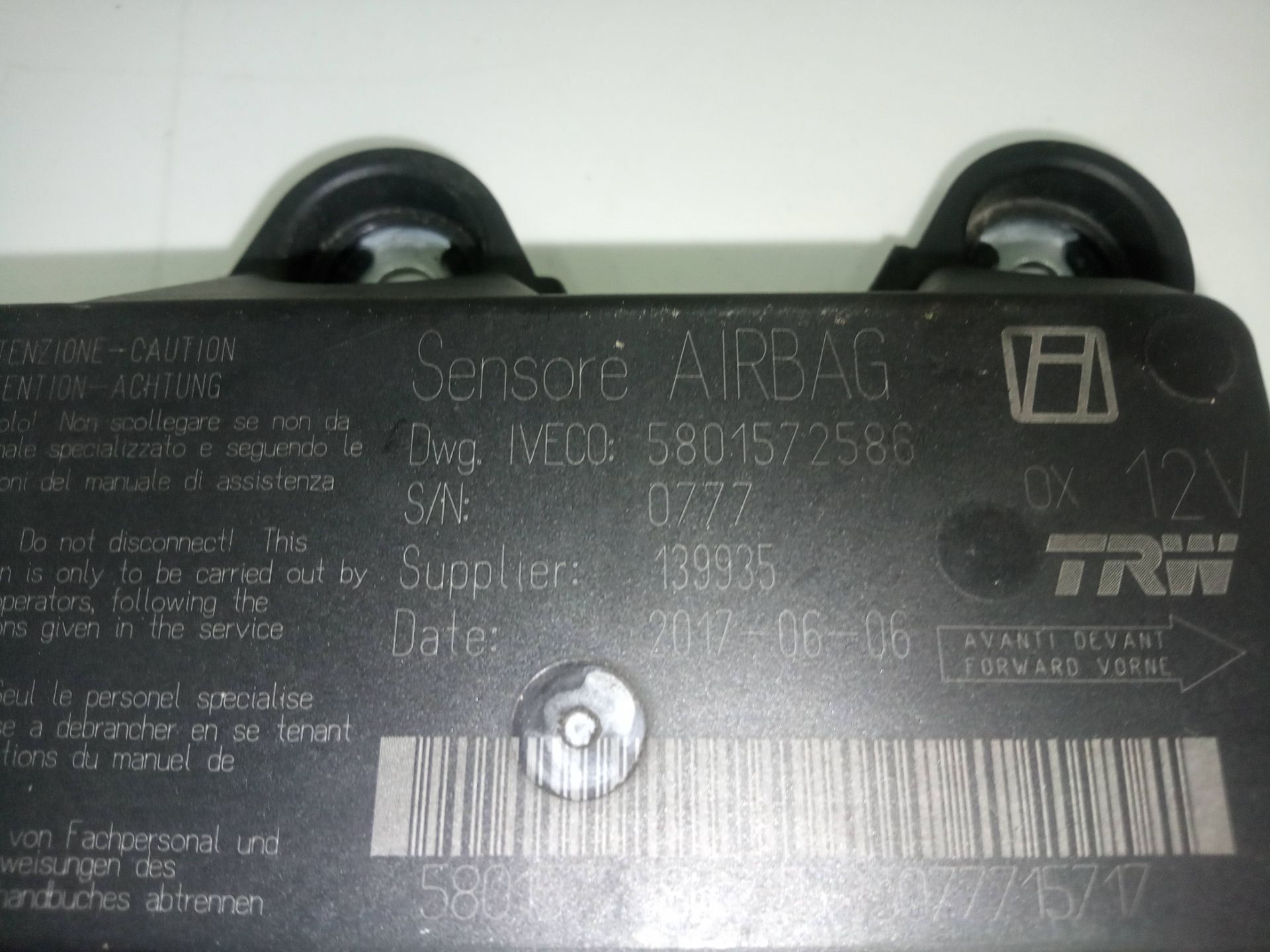 Centralita airbag   no identificado