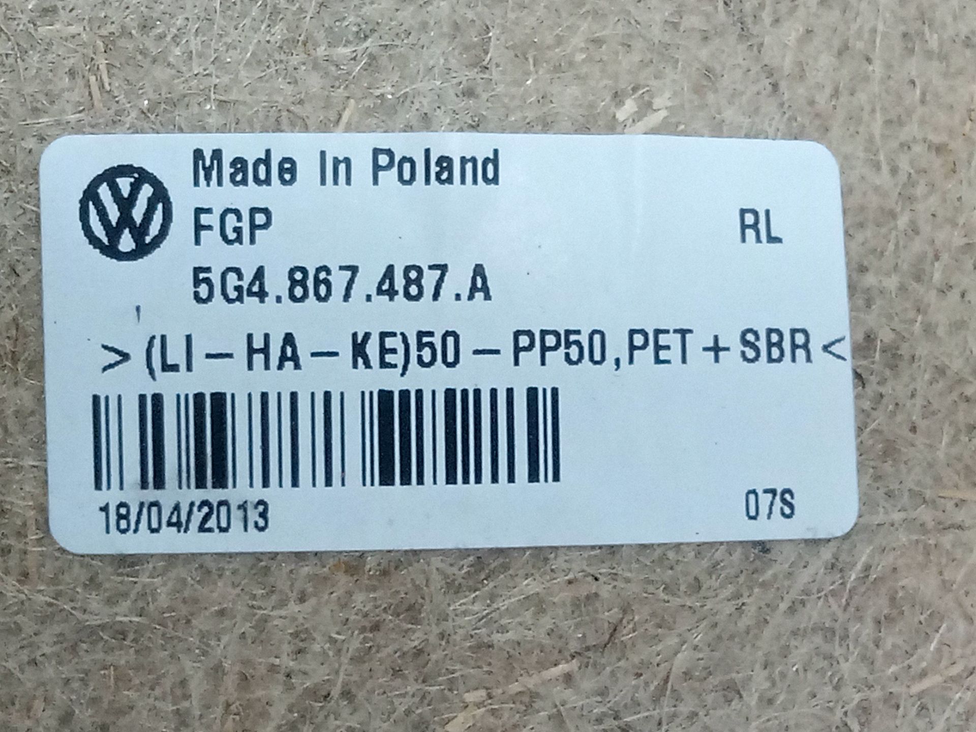 No identificado volkswagen golf vii (5g1be1) gti bluemotion