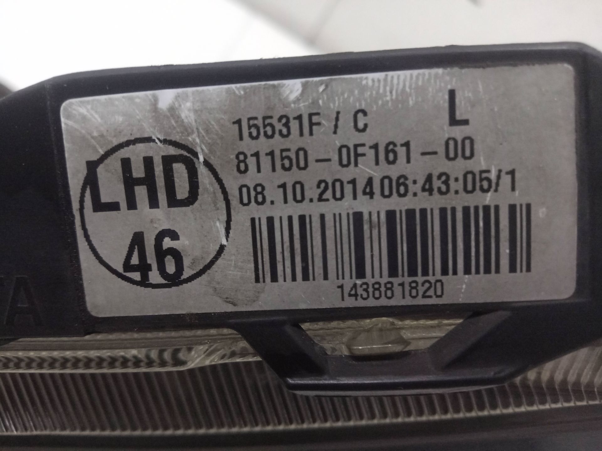 Faro izquierdo toyota verso (aur2zgr2) advance