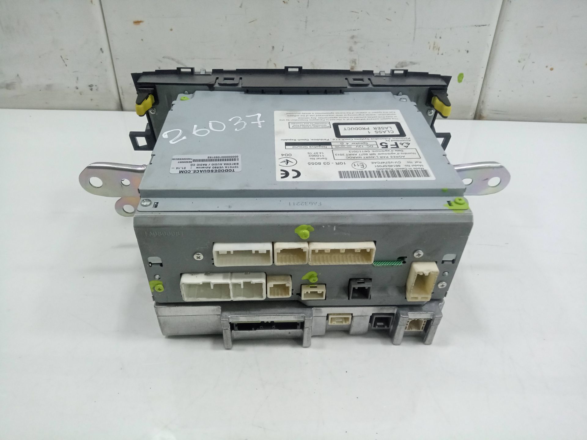 Sistema audio / radio cd toyota verso (aur2zgr2) advance
