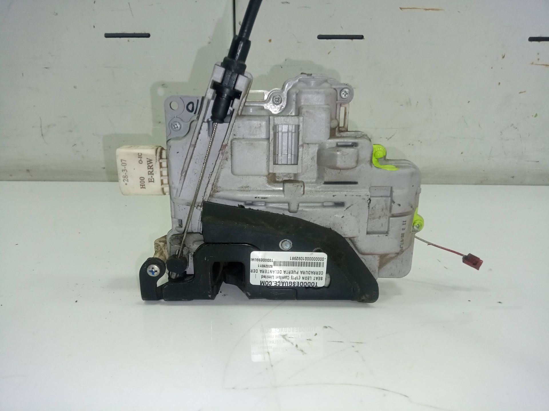 Cerradura puerta delantera derecha seat leon (1p1) comfort limited