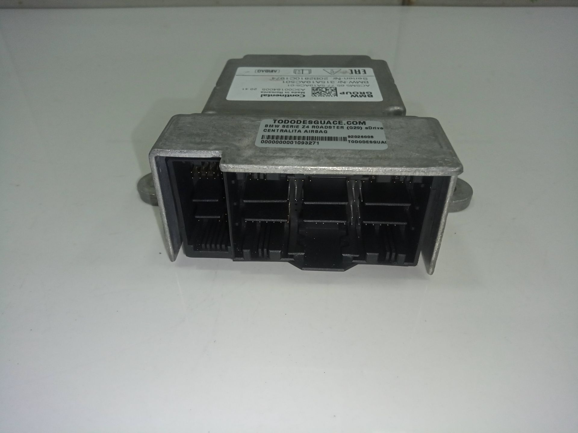 Centralita airbag bmw serie z4 roadster (g29) sdrive 30i