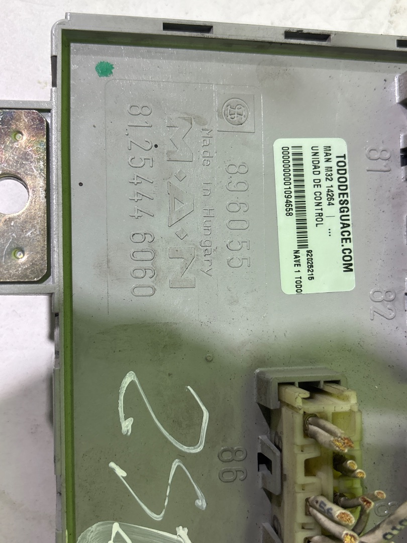 Unidad de control man  no identificado