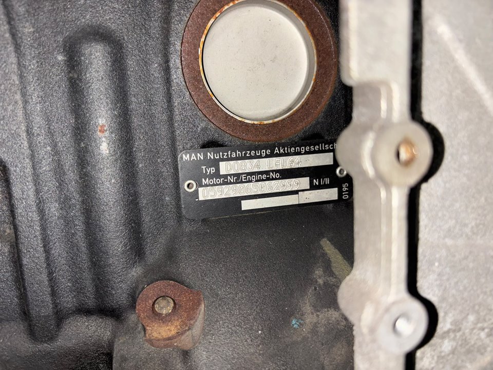 Motor completo man tgl 10.xxx 10.210   chasis c (compact)