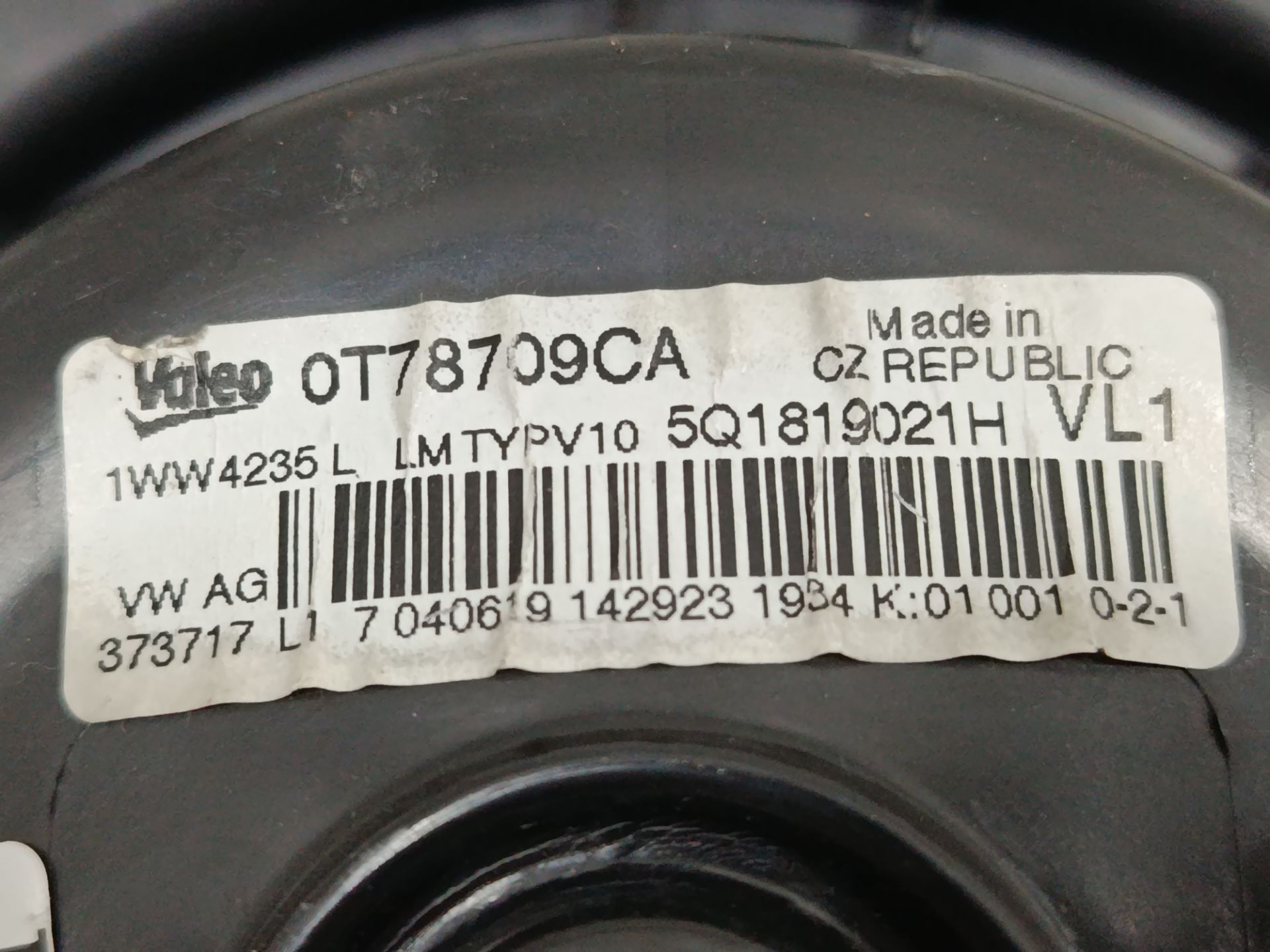 Motor calefaccion volkswagen golf sportsvan vii (an1)(09.2017) advance