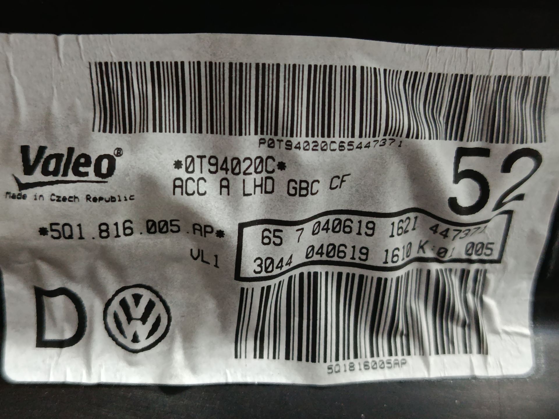 No identificado volkswagen golf sportsvan vii (an1)(09.2017) advance