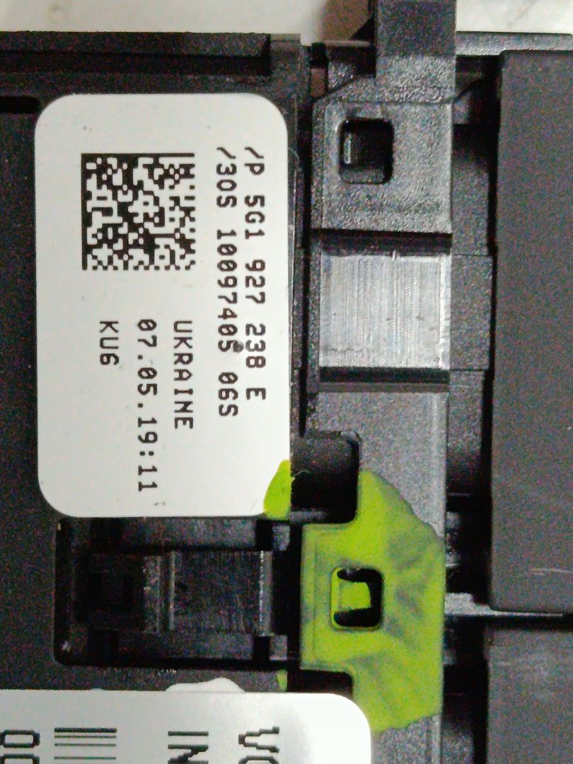 Interruptor volkswagen golf sportsvan vii (an1)(09.2017) advance