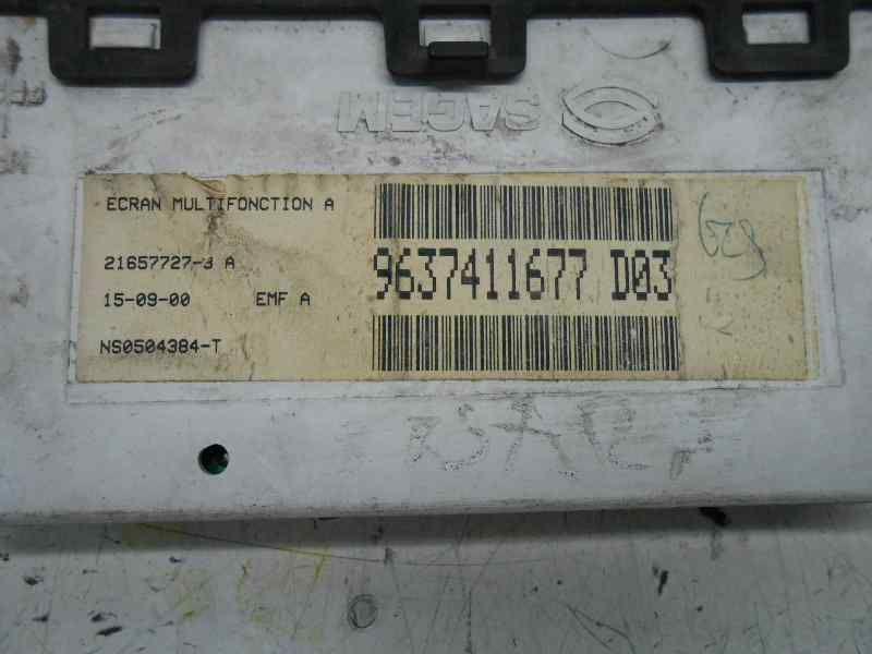  display central   peugeot 406 berlina (s1/s2) srdt 2.0 hdi
