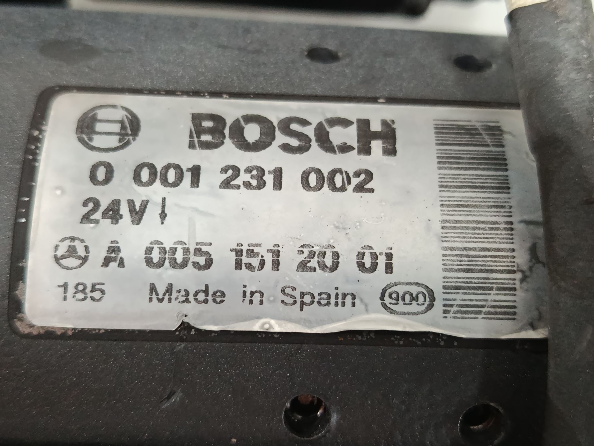 Motor arranque mercedes-benz atego 2-ejes 18 t bm 95024 (1998) 