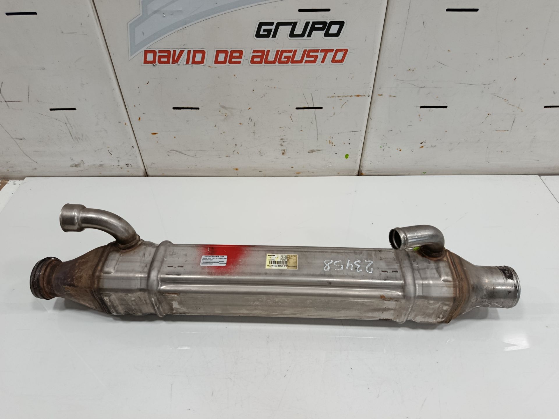 Enfriador egr scania baureihe c-klasse pgr (2004) fsa g480 (4x2) largura mediana