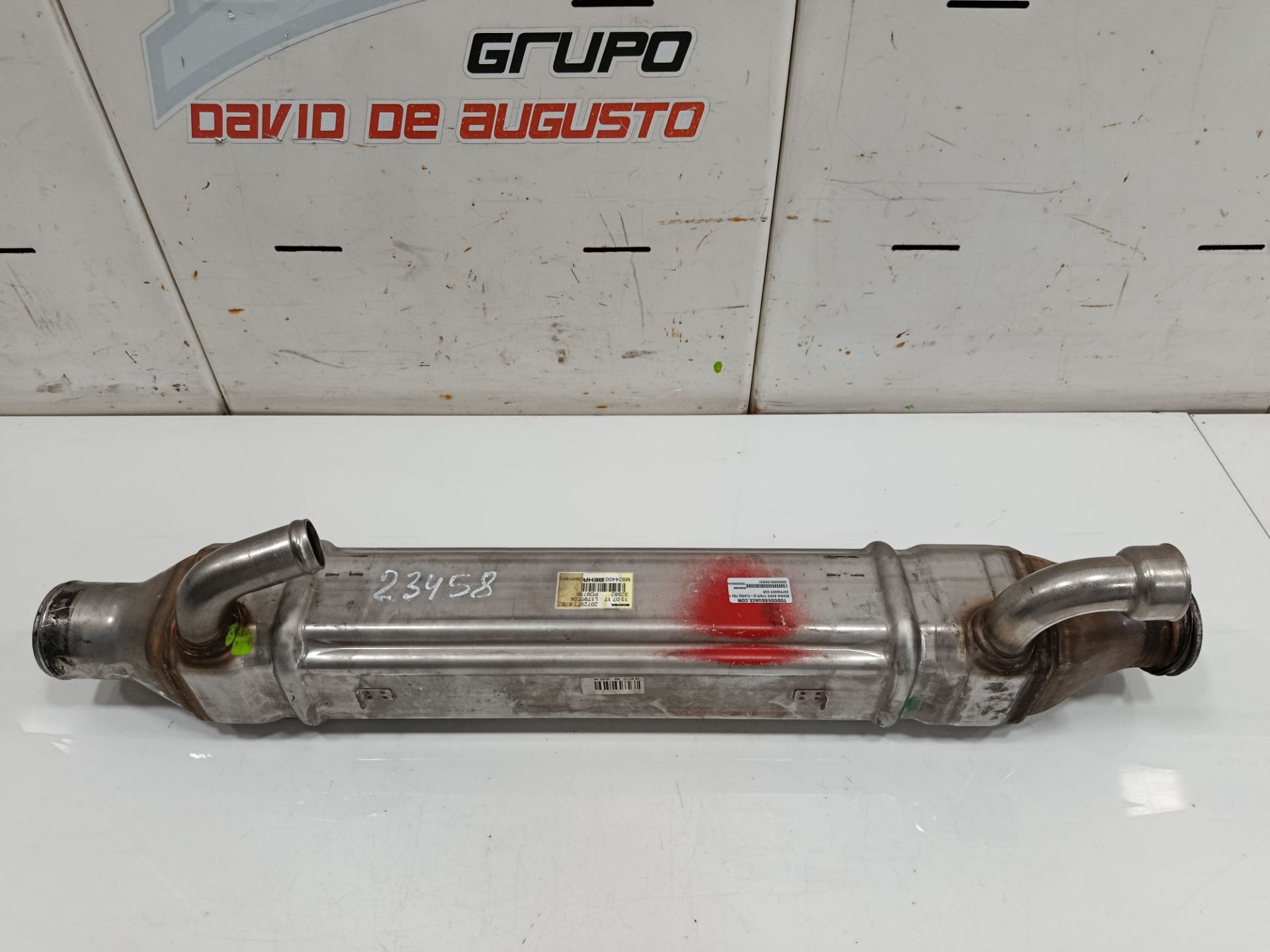Enfriador egr scania baureihe c-klasse pgr (2004) fsa g480 (4x2) largura mediana