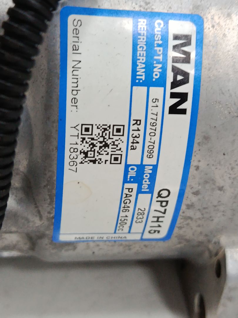 Compresor aire acondicionado man tgx 33.xxx (2007) fg    6x4   bl xl