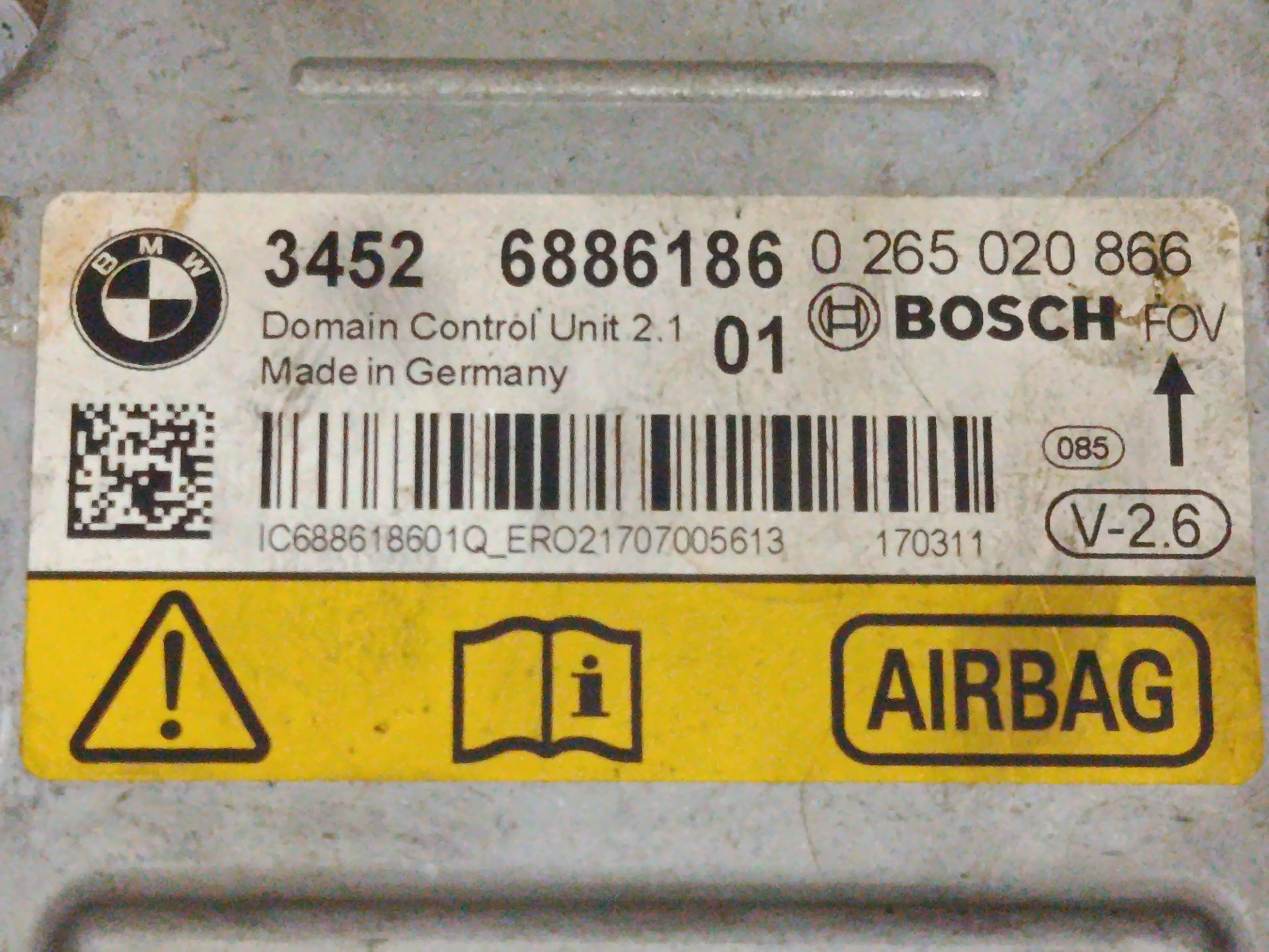 Kit airbag bmw serie 3 berlina (f30n) 330e