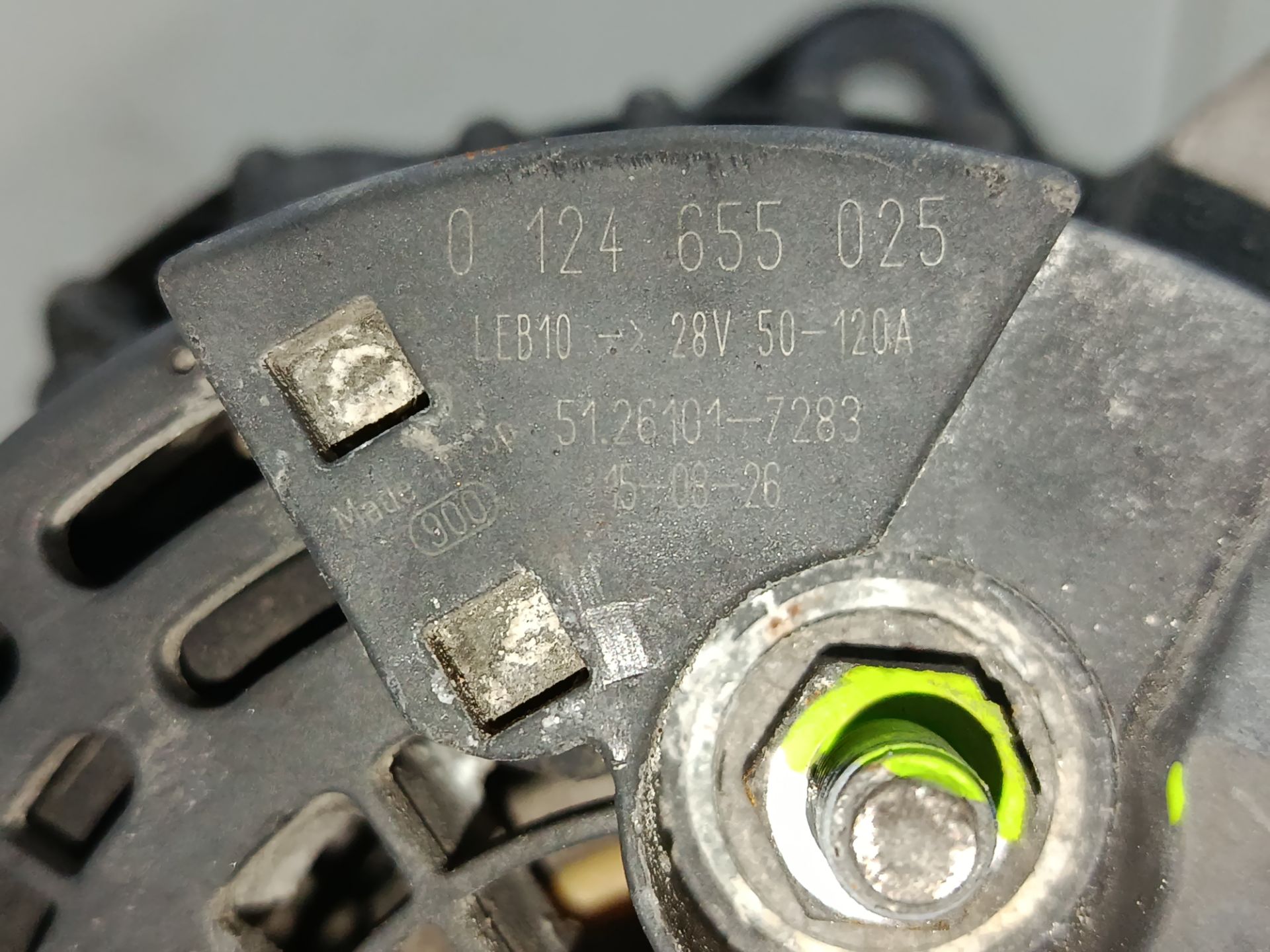 Alternador man tgx 18.xxx (2007) fg    4x2   bl xl