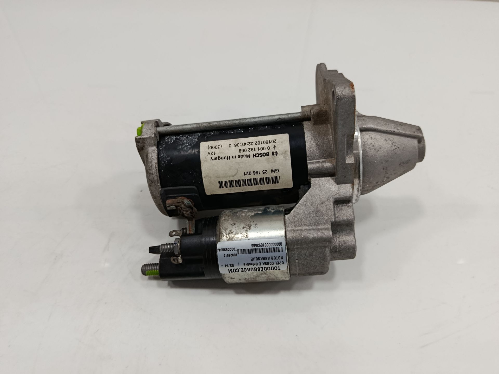 Motor arranque opel corsa e selective