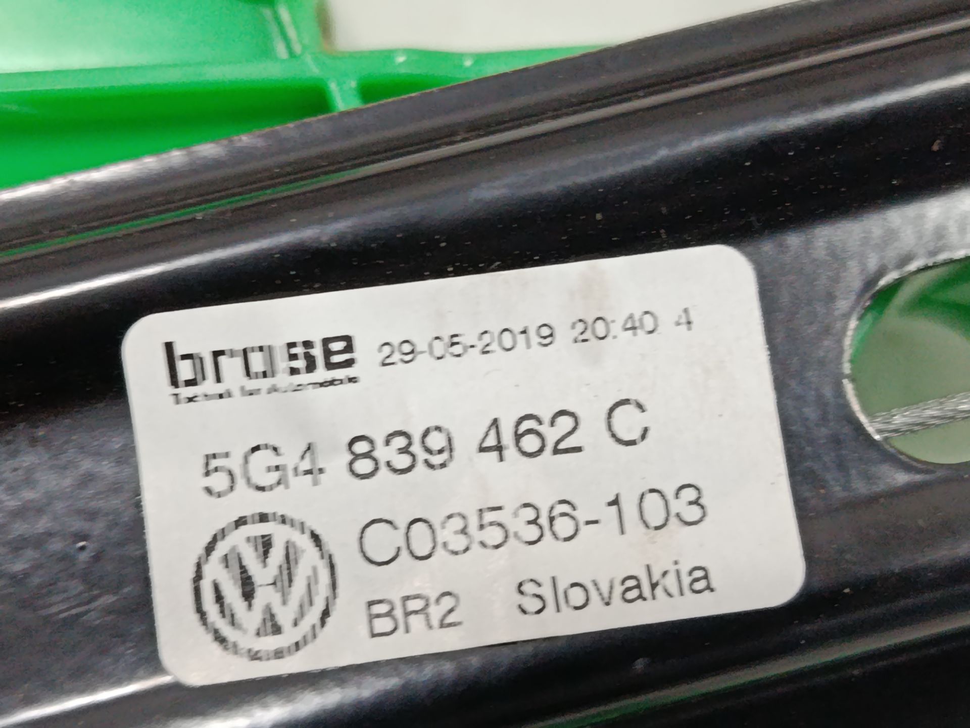 Elevalunas trasero derecho volkswagen golf sportsvan vii (an1)(09.2017) advance