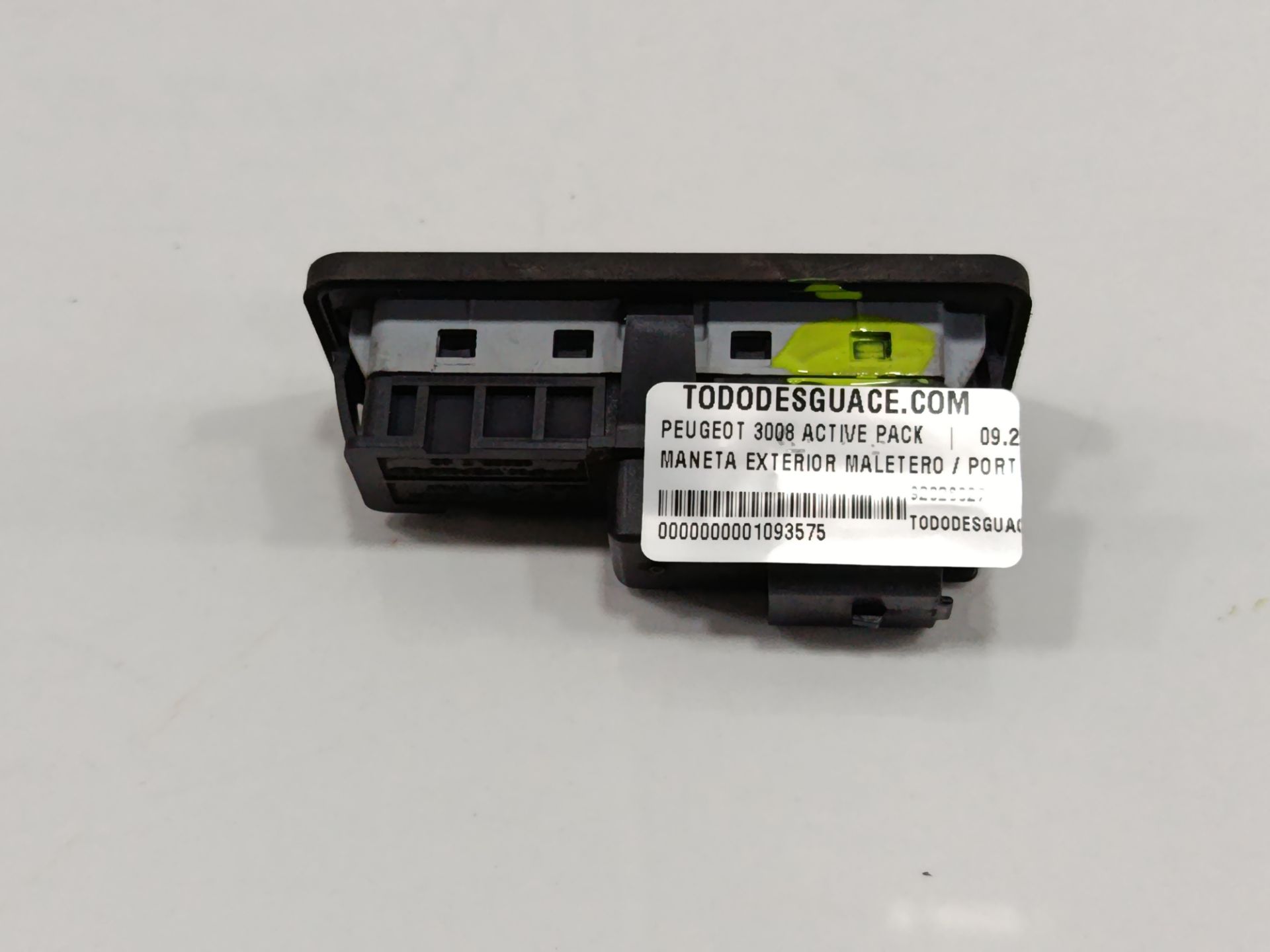 Maneta exterior maletero / porton peugeot 3008 active pack