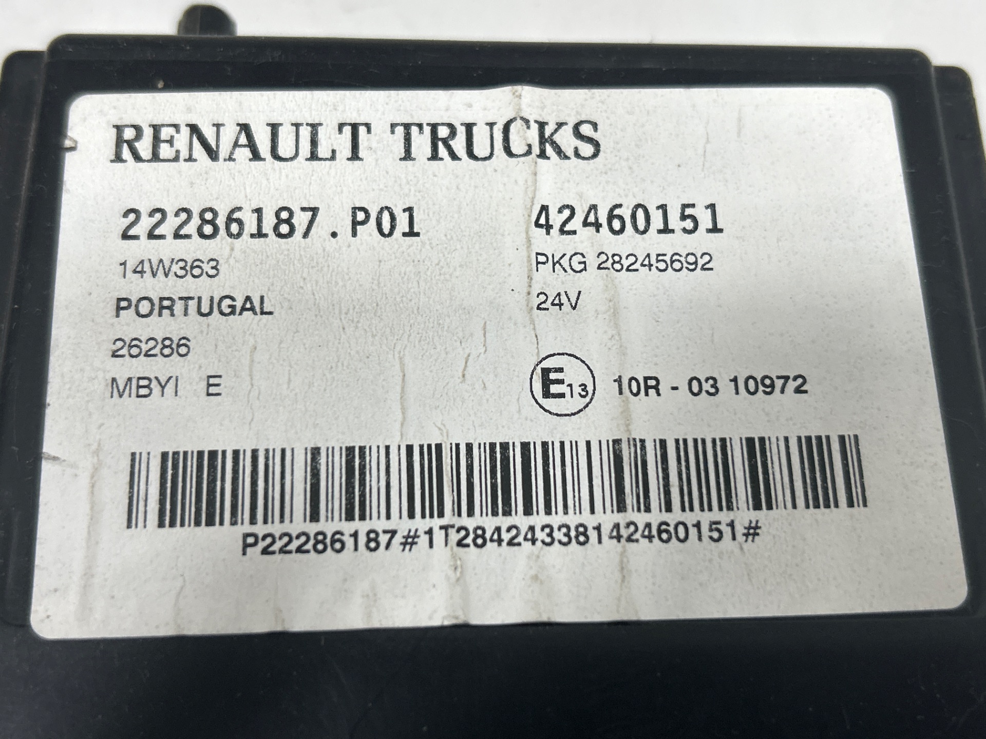 Modulo electronico renault  no identificado