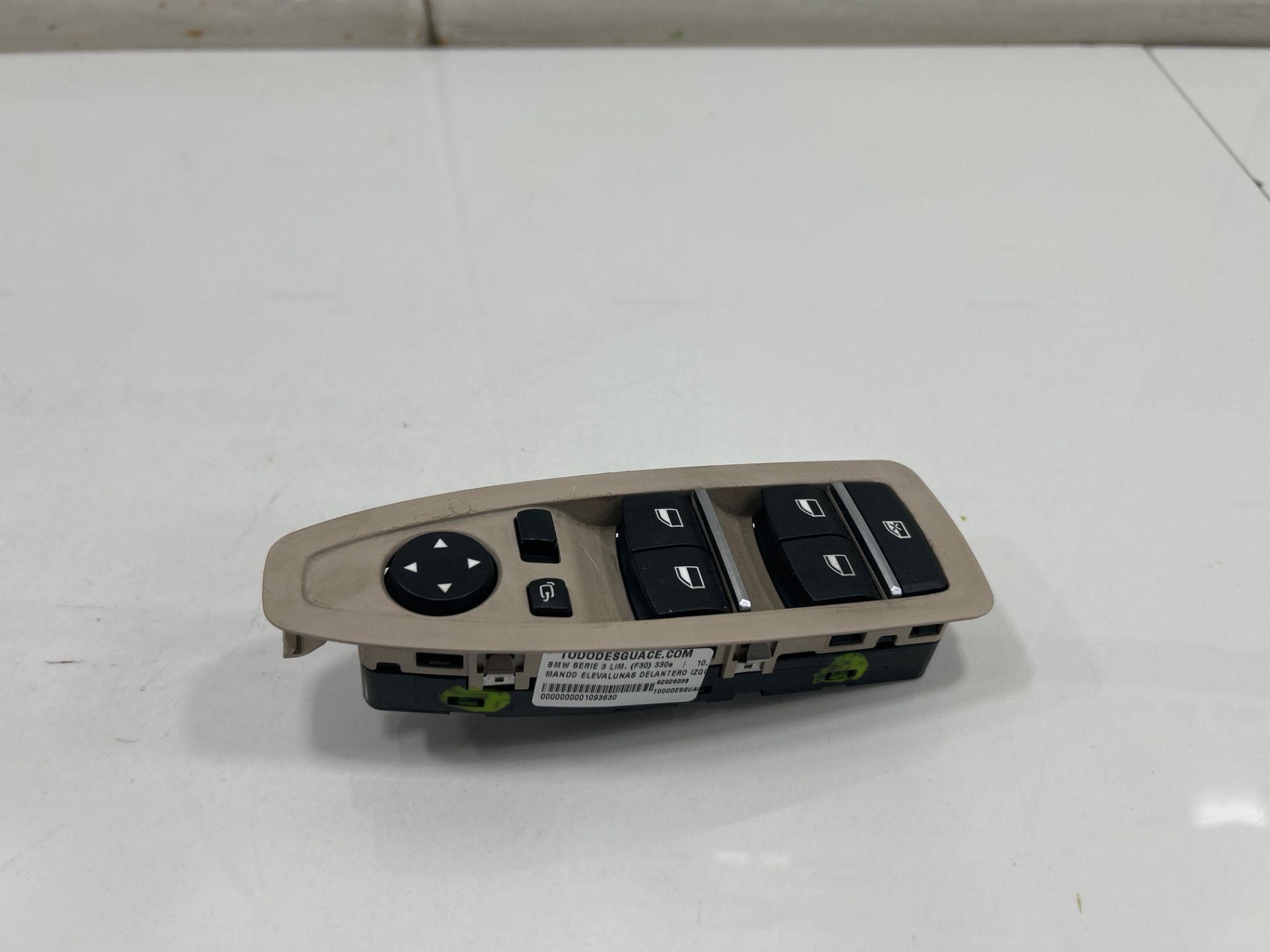 Mando elevalunas delantero izquierdo bmw serie 3 berlina (f30n) 330e