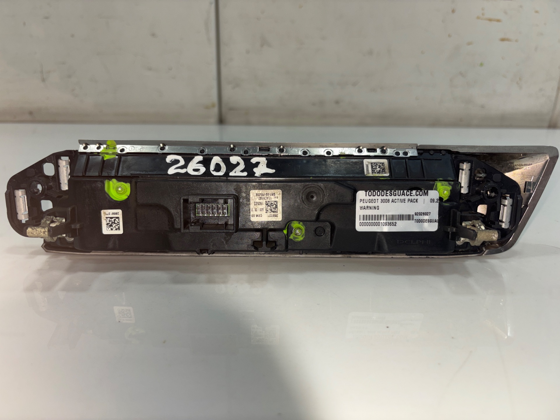 Warning peugeot 3008 active pack