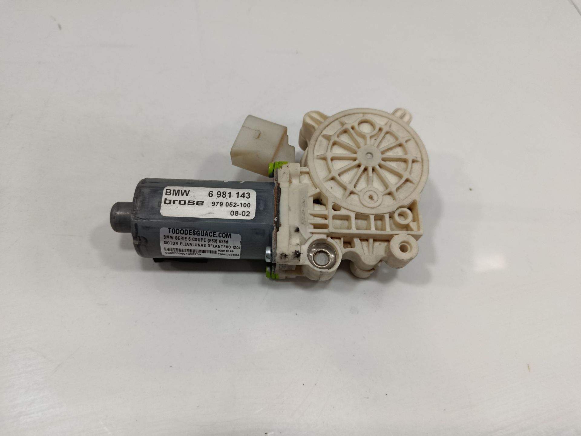 Motor elevalunas delantero izquierdo bmw serie 6 coupe (e63) 635d