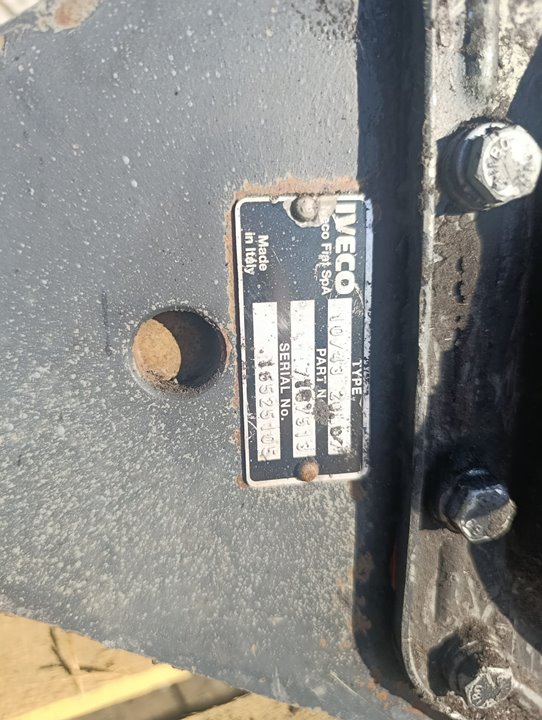 Eje trasero completo iveco daily caja abierta 