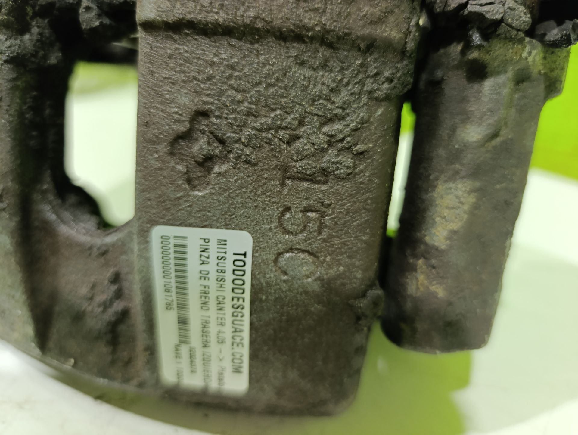 Pinza de freno trasera izquierda mitsubishi canter 4.05 - plataforma 35 cabina doble (co