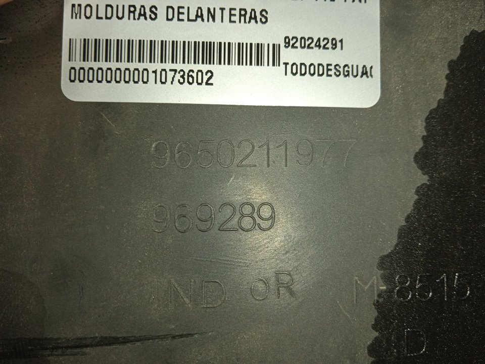 Molduras delanteras citroen xsara picasso hdi 110 fap sx