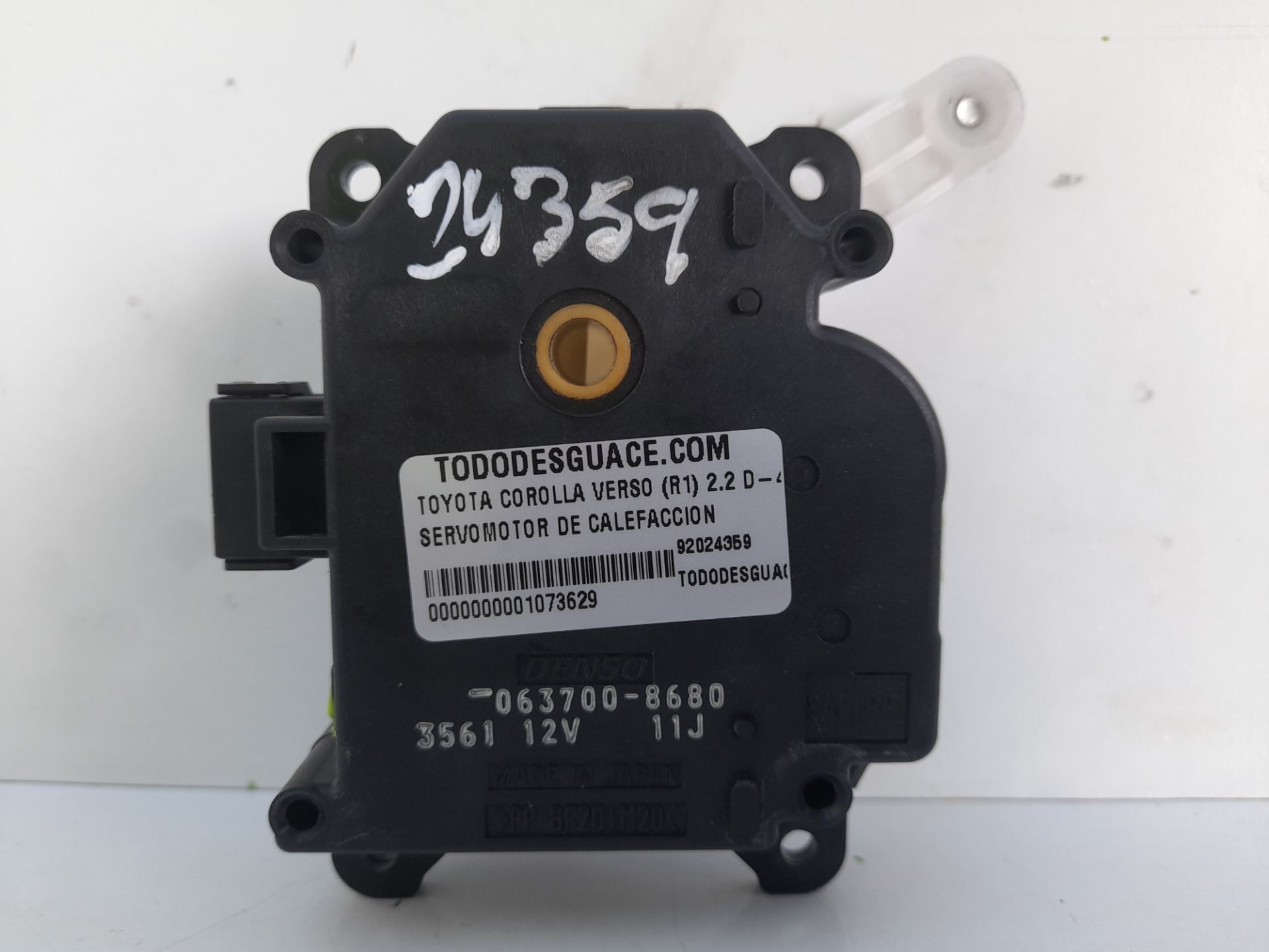 Servomotor de calefaccion toyota corolla verso (r1) 2.2 d4d luna