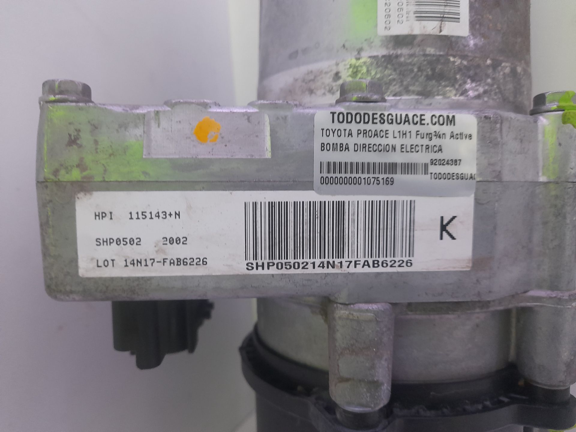 Bomba direccion electrica l1h1 furgón active