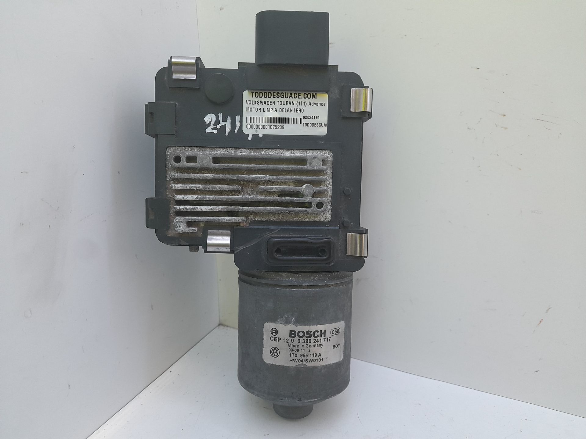Motor limpia delantero volkswagen touran (1t1) advance