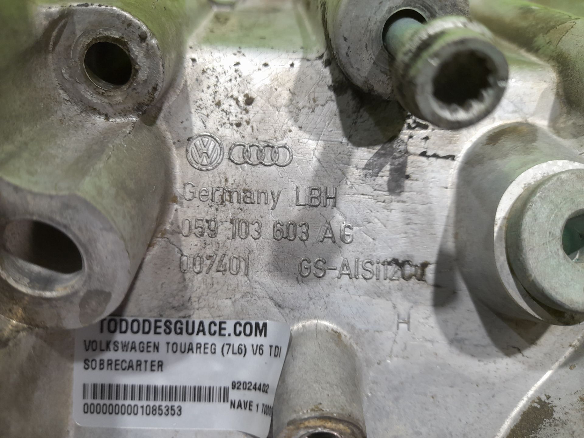 Sobrecarter volkswagen touareg (7l6) v6 tdi