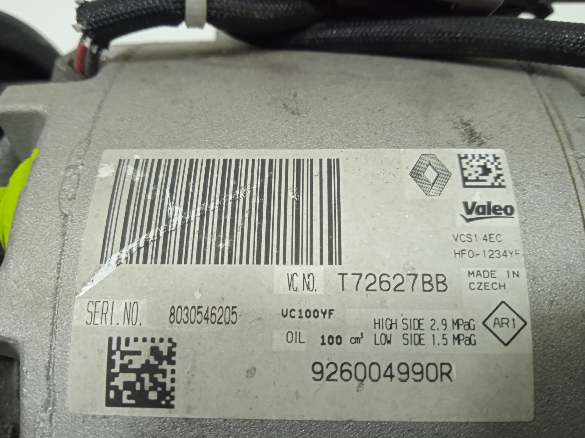 Compresor aire acondicionado renault clio iv wolfnoir