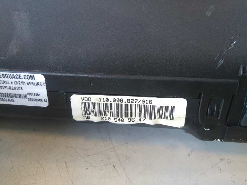 Cuadro instrumentos mercedes-benz clase e (w210) berlina diesel 300 turbodiesel (210.025)
