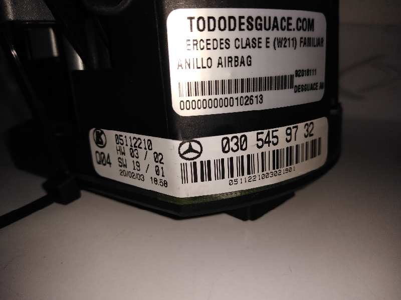 Anillo airbag mercedes-benz clase e (w211) familiar 220 t cdi (211.206)
