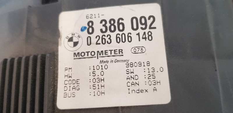 Cuadro instrumentos bmw serie 3 berlina (e46) 318i